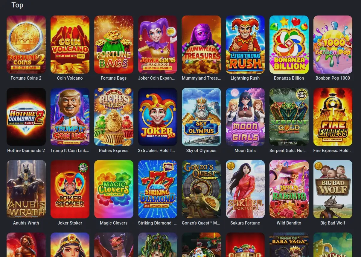 Betsixty online casino overzicht